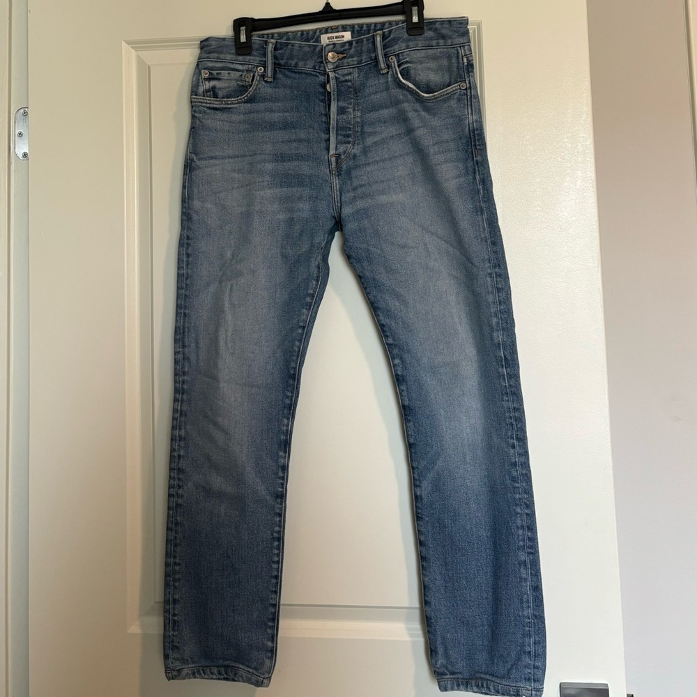 Buck Mason Slim Fit Men’s Jeans Sz 34